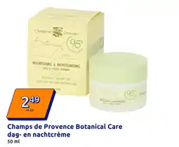 Action Champs de Provence Botanical Care dag- en nachtcrème aanbieding
