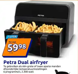 Action Petra Dual airfryer aanbieding