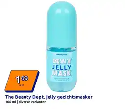 Action The Beauty Dept. jelly gezichtsmasker aanbieding