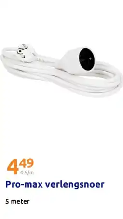 Action Pro-max verlengsnoer aanbieding