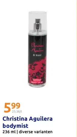 Action Christina Aguilera bodymist aanbieding