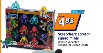 Action Stretcherz stretch squad minis aanbieding