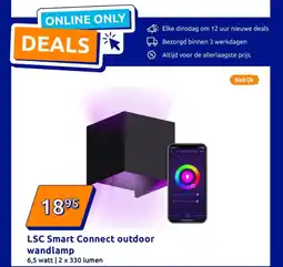 Action LSC Smart Connect outdoor wandlamp aanbieding