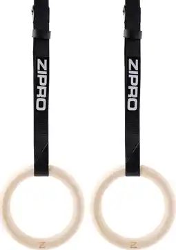 Decathlon Crosstraining ringen gymringen Zipro Wooden Ring houten aanbieding