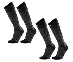 Decathlon Zachte en warme skisokken van merinowol 2 pair- Ski Warm aanbieding