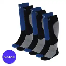 Decathlon Apollo (Sports) - Skisokken kind - Unisex - Multi Blauw - 27/30 - 6-Pack aanbieding