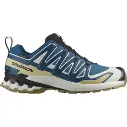 Decathlon Schoenen Salomon XA Pro 3D V9 GTX Trail Blauw/Beige aanbieding