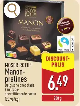 ALDI Moser roth manonpralines aanbieding