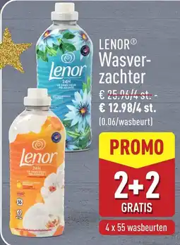 ALDI Lenor wasverzachter aanbieding