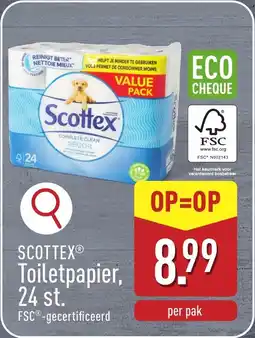 ALDI Scottex toiletpapier aanbieding