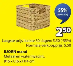Jysk Bjorn Mand aanbieding