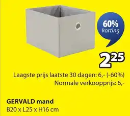 Jysk Gervald mand aanbieding