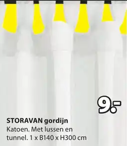 Jysk Storavan gordijn aanbieding