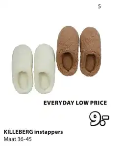 Jysk Killeberg instappers maat 36-45 aanbieding