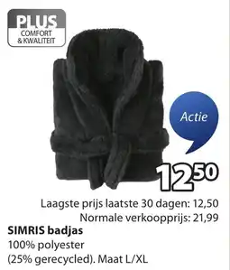 Jysk Simris badjas aanbieding