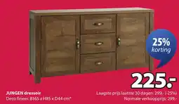 Jysk Jungen dressoir aanbieding