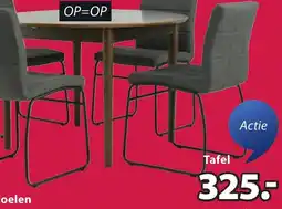 Jysk Royal oak marstrand tafel aanbieding