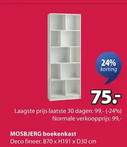Jysk Mosbjerg boekenkast aanbieding