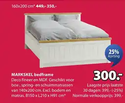 Jysk Markskel bedframe aanbieding