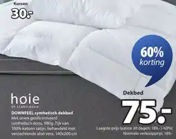 Jysk Hoie of scandinavia downfeel synthetisch dekbed aanbieding