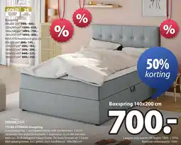 Jysk Dreamzone tylda storage boxspring aanbieding