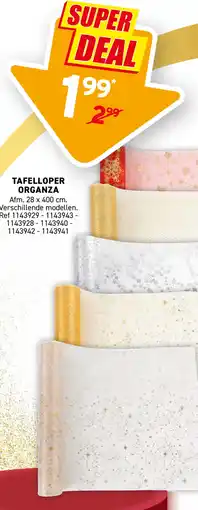 Trafic Tafelloper organza aanbieding