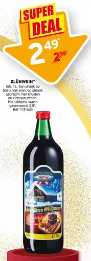 Trafic Glühwein aanbieding