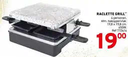 Trafic Raclette grill aanbieding