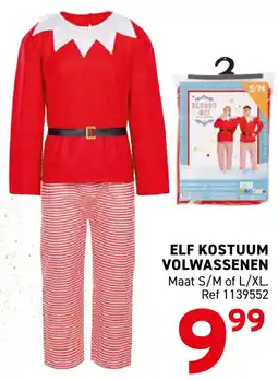 Trafic Elf kostuum volwassenen aanbieding
