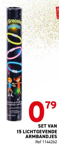 Trafic Set van 15 lichtgevende armbandjes aanbieding