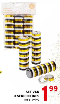 Trafic Set van 3 serpentines aanbieding