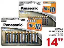 Trafic Set van 20 batterijen aanbieding
