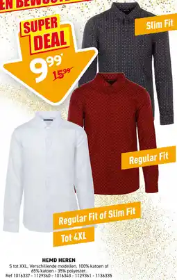 Trafic Hemd heren aanbieding