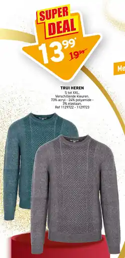 Trafic Trui heren aanbieding