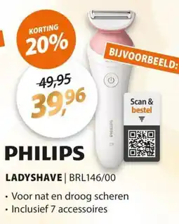 Expert Philips Ladyshave BRL146/00 aanbieding