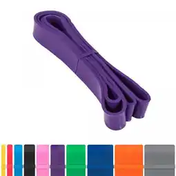 Decathlon Weerstandsband Paars - Resistance band - 32 mm - Latex - 30 - 90 LBS aanbieding