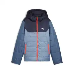Decathlon Essentials gewatteerd jack met capuchon voor jongeren PUMA aanbieding