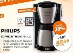 Expert Philips koffiezetter HD7548/20 aanbieding