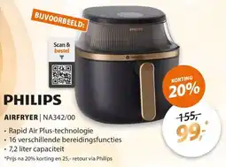 Expert Philips airfryer NA342/00 aanbieding
