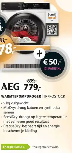 Expert AEG Warmtepompdroger TR7ROSTOCK aanbieding