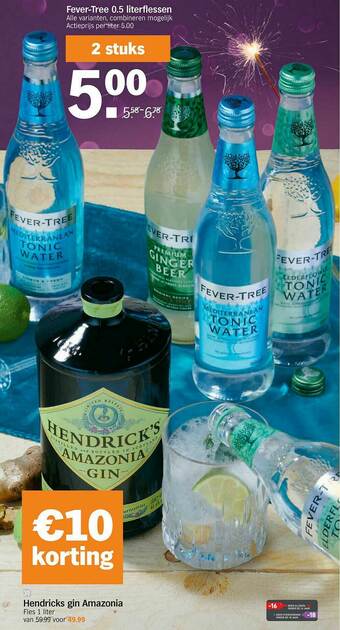 Albert Heijn Fever Tree aanbieding