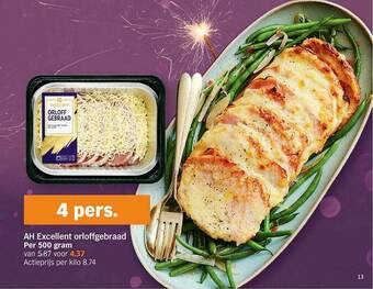 Albert Heijn Ah Excellent Orloffgebraad aanbieding