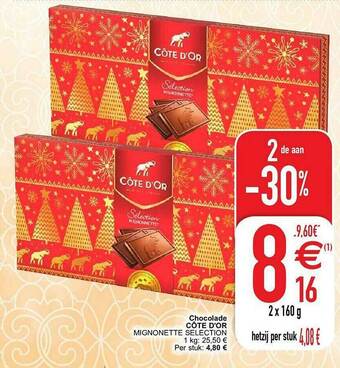 Cora Chocolade Côte D'or aanbieding