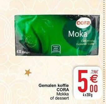 Cora Gemalen Koffie Cora aanbieding