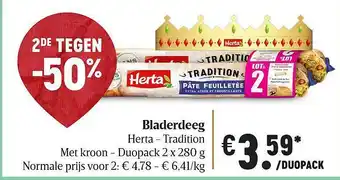Bladerdeeg Herta Tradition