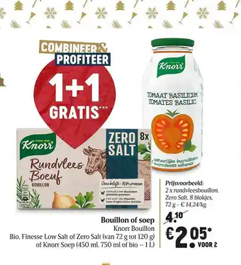 Bouillon Of Soep Knorr Bouillon