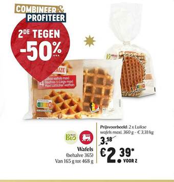 Delhaize Wafels aanbieding