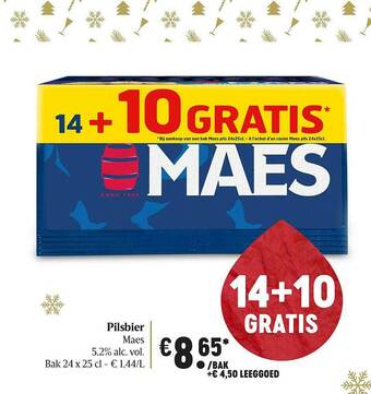 Delhaize Pilsbier Maes aanbieding