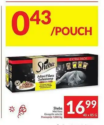 Intermarché Sheba Mni Filets aanbieding