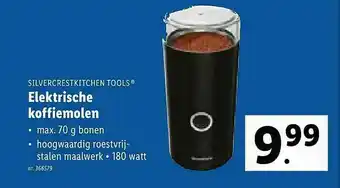 Lidl Silvercrestkitchen Tools Elektrische Koffiemolen aanbieding